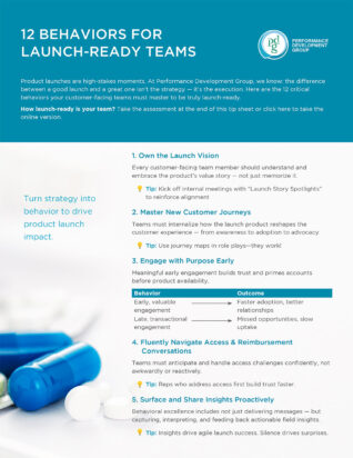 12 Behaviors for Launch-Ready Teams cover image