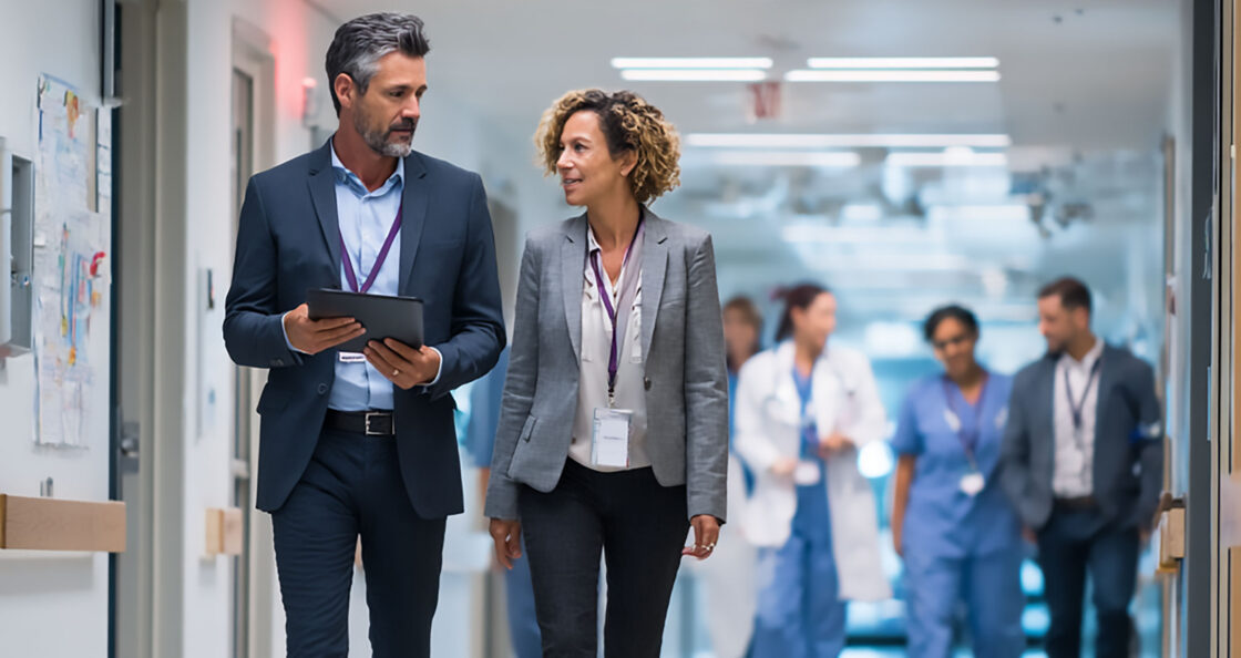 Pharma commercial and field medical teams coordinating around a shared physician account