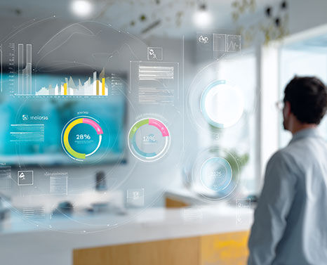 a dashboard with circular economy KPIs displayed